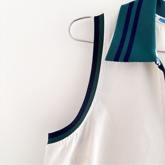 Prince White and Green Mini Dress - Picture 5 of 9